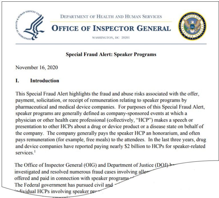 A screenshot of a letter about fraud.